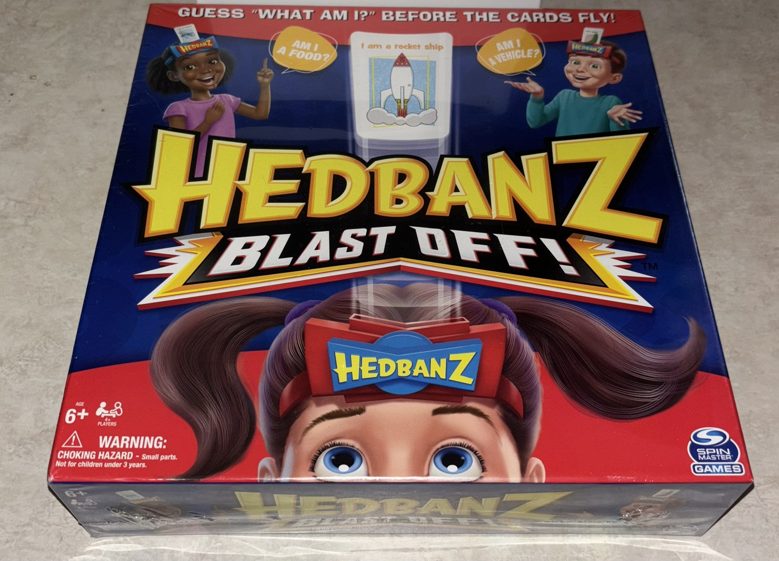 Spin Master Games Hedbanz Blast Off Guessing Game with 25 Bonus Cards Family …