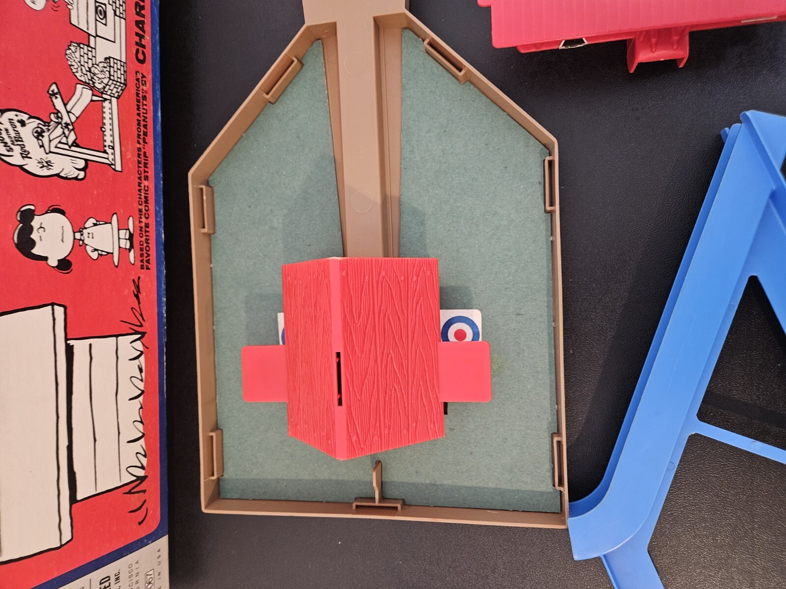 Vintage 1970 Snoopy And The Red Baron Skill and Action Game Incomplete For Parts