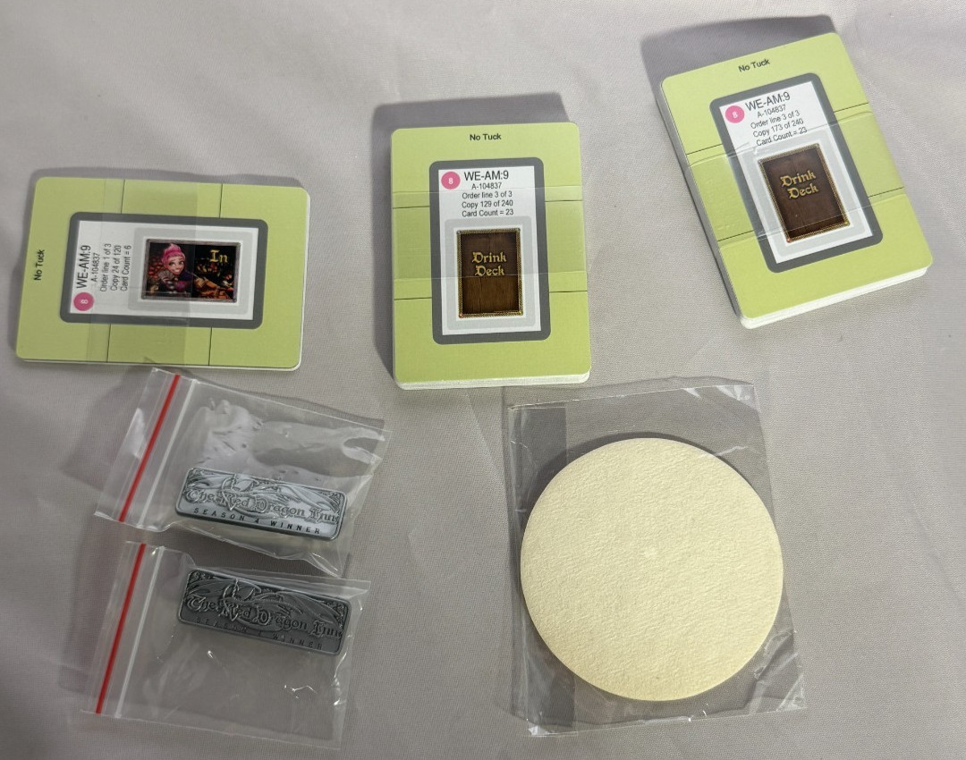 Red Dragon Inn Event Promo Kit New Unused