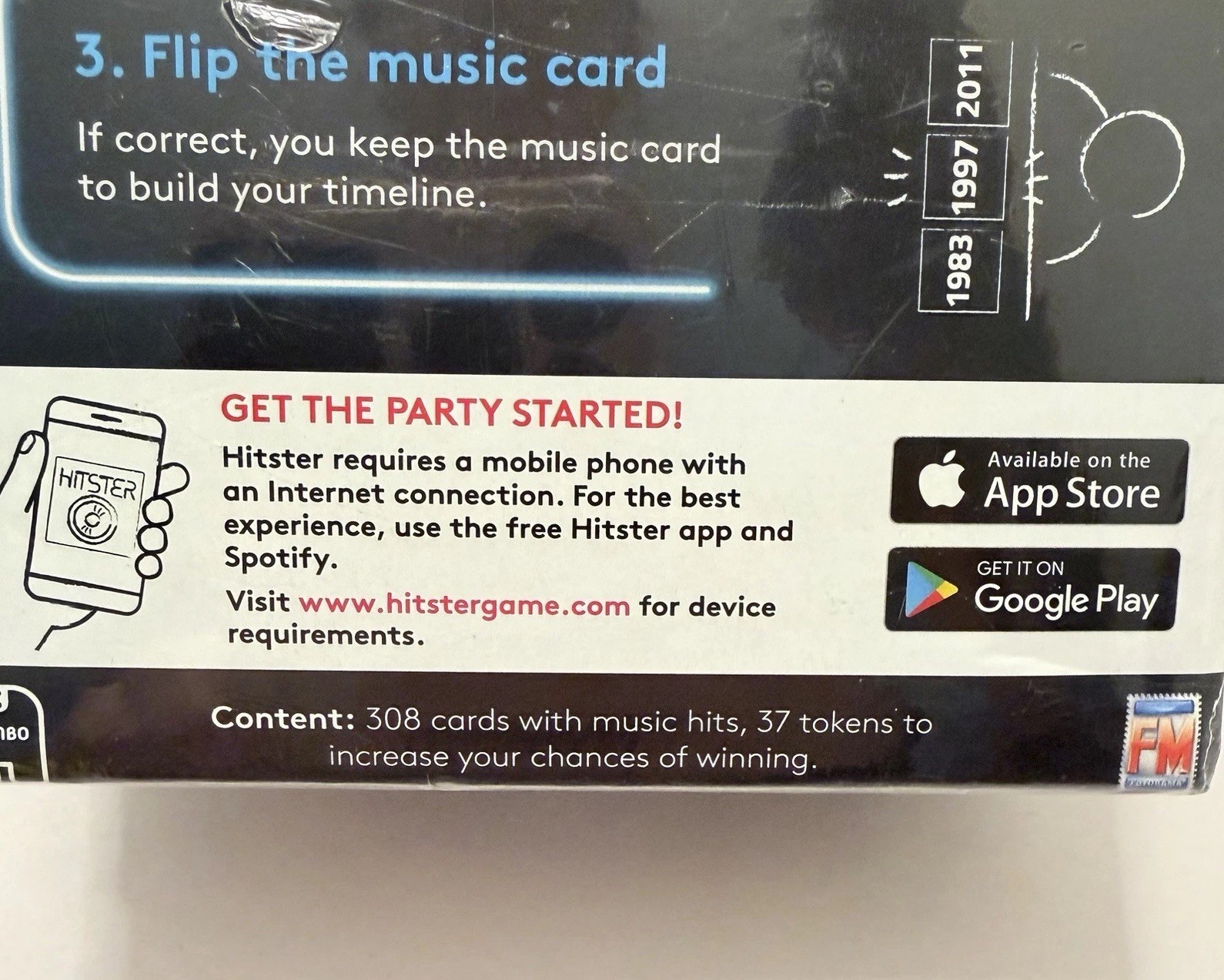 HITSTER The Music Party Song Game Decades of Amazing Hits NEW SEALED