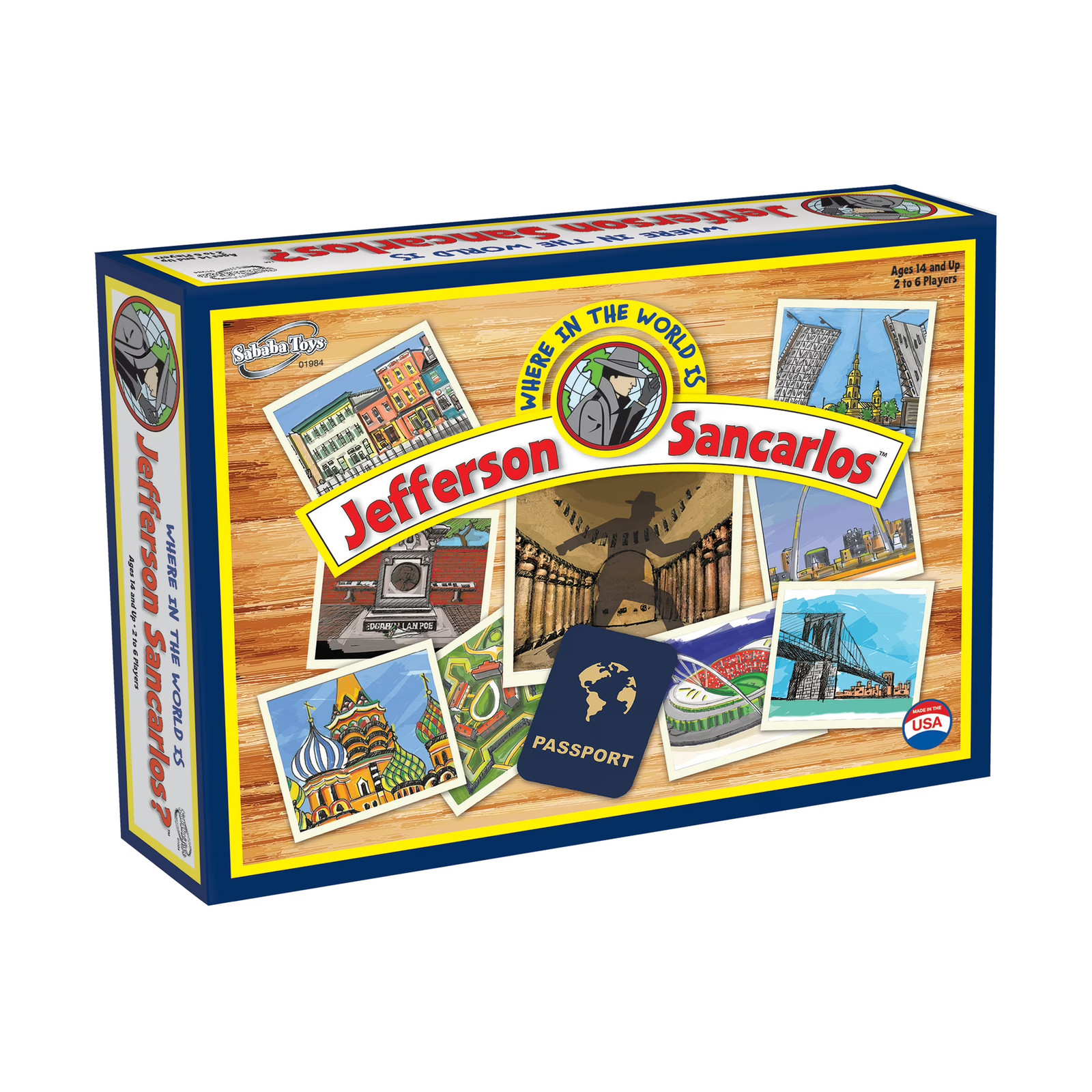 Sababa Toys Where in the World Is Jefferson Sancarlos New