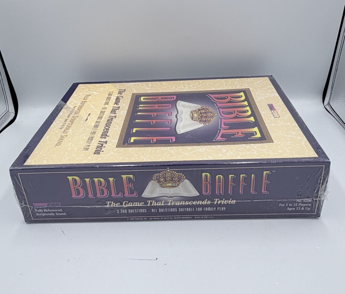 Bible Baffle Board Game BRAND NEW – Old & New Testament Trivia 1996 Talicor USA