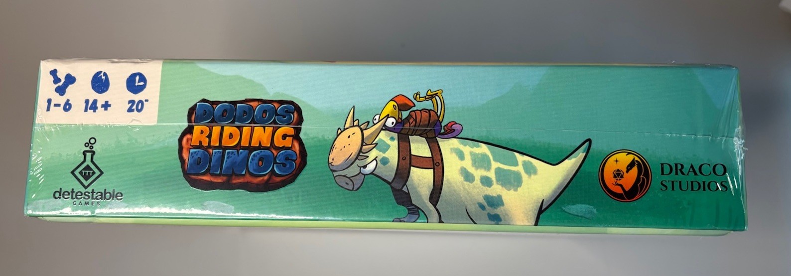 Dodos Riding Dinos (Draco Studios, 2021, New) 1-8 players, ages 8+