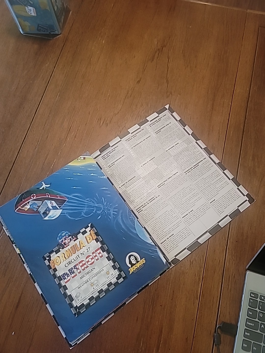 FORMULA DE Map Track Game Boards Detroit-Lexington-Atlanta-Datona 27/28/29/30