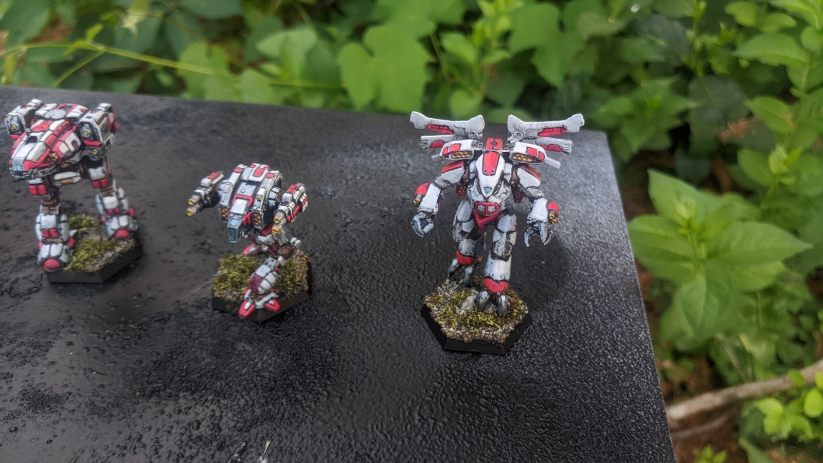 BattleTech: 21st Centauri Lancers Command. 4xModels. Painted.