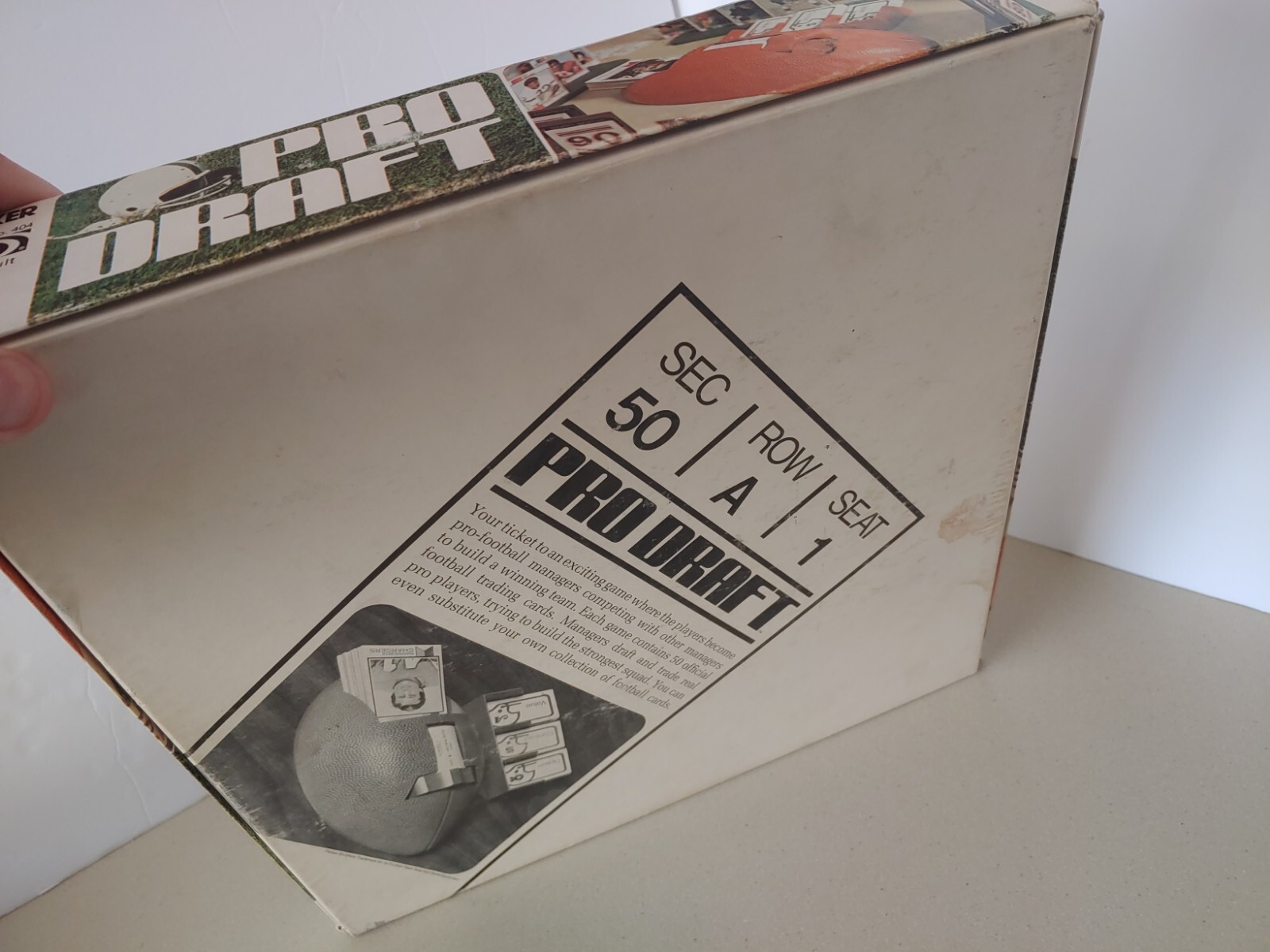 Fantasy Football 1974 Parker Bros PRO DRAFT Vintage Board Game NFL