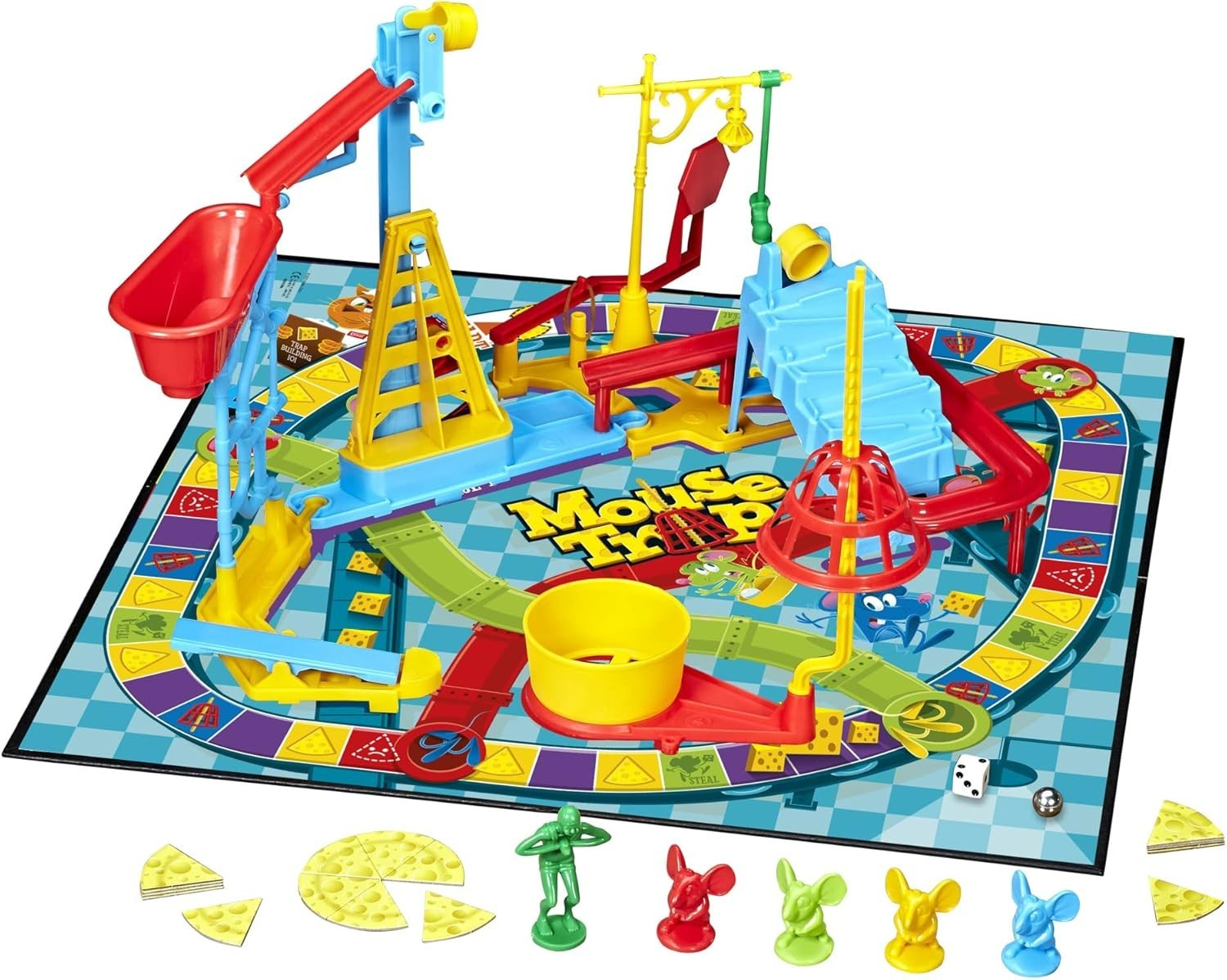 Hasbro Gaming Mouse Trap Board Game Kids 6+ Classic 2-4 Player Multicolor Easier