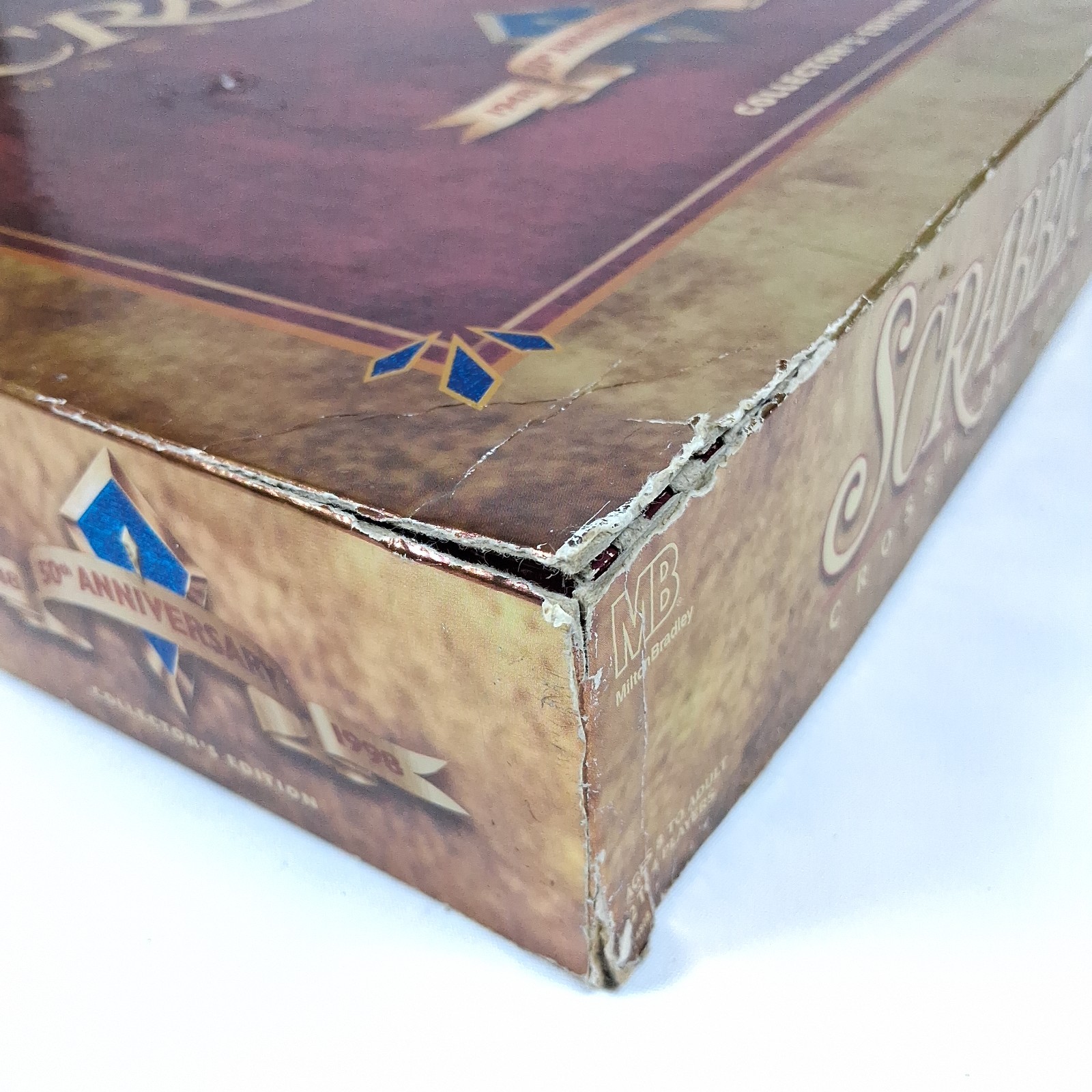 Scrabble 50th Anniversary Collectors Edition 1998 Vintage Board Game