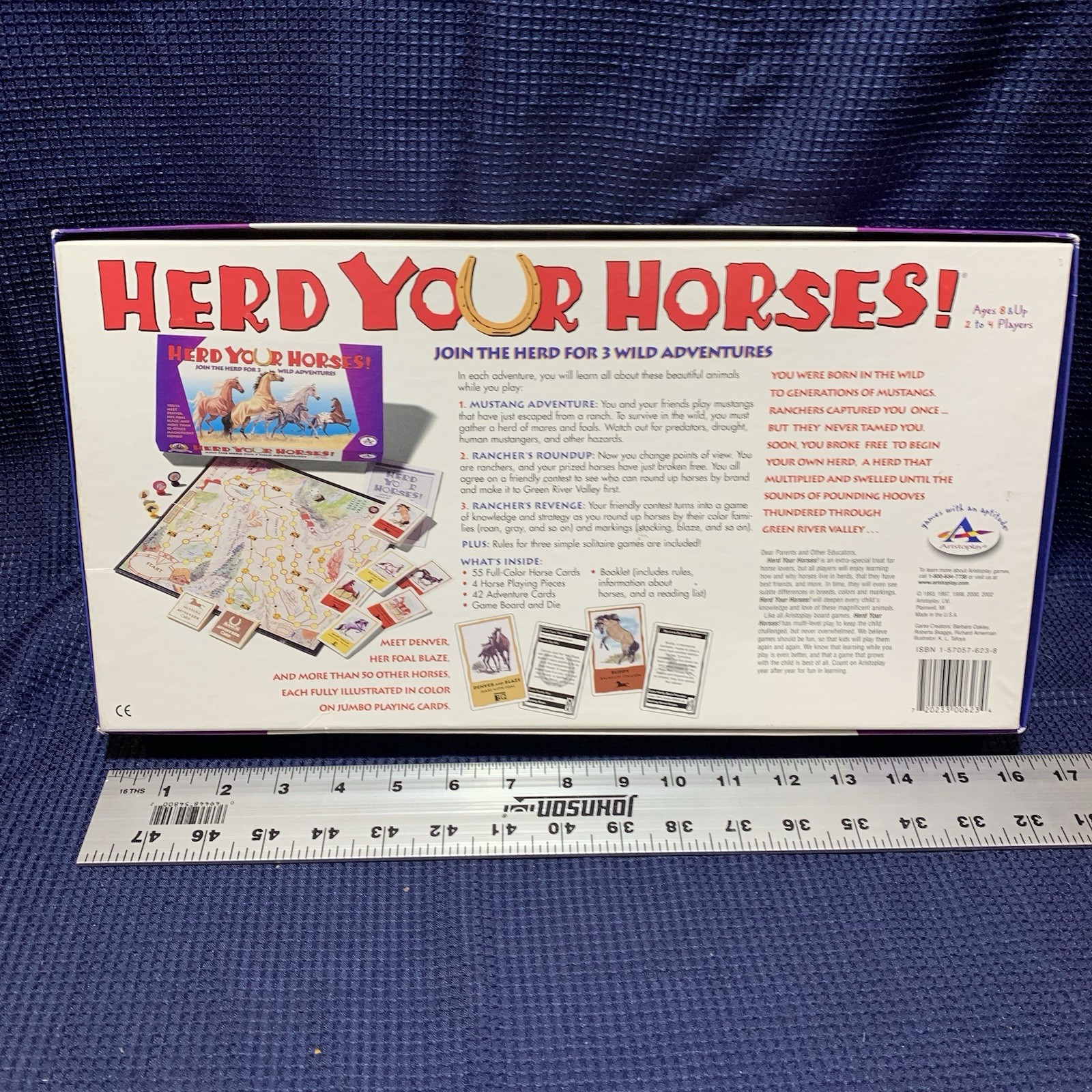 HERD YOUR HORSES – VINTAGE BOARD GAME – 100% COMPLETE – 2002 -Free Shipping