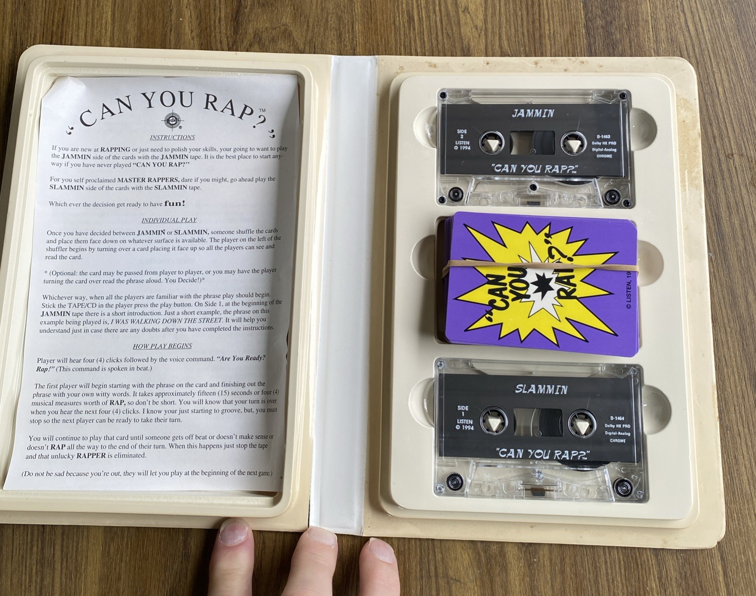 Rare- Sensational Hip Hop New Game: Can You Rap?”.1994