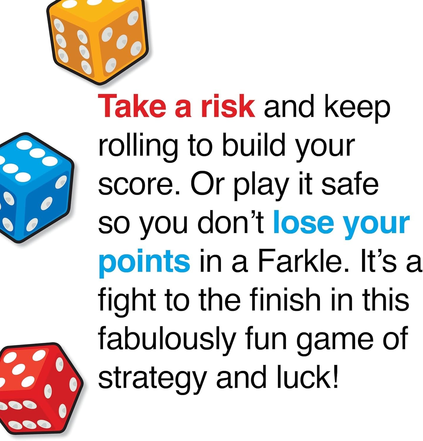 Farkle Classic Dice Game – Rainbow Kids Games, Dice Games, Family Games, Trav…