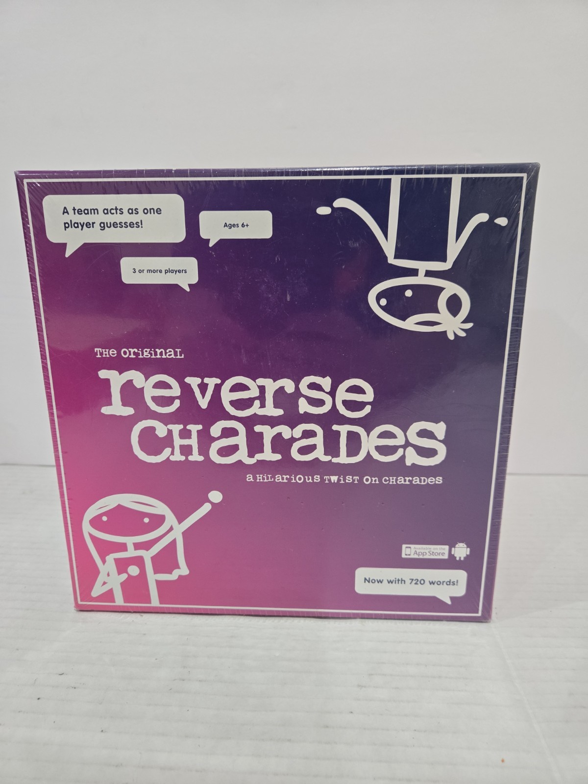The Original Reverse Charades Party Game • 720-Word Edition • Factory Sealed NEW