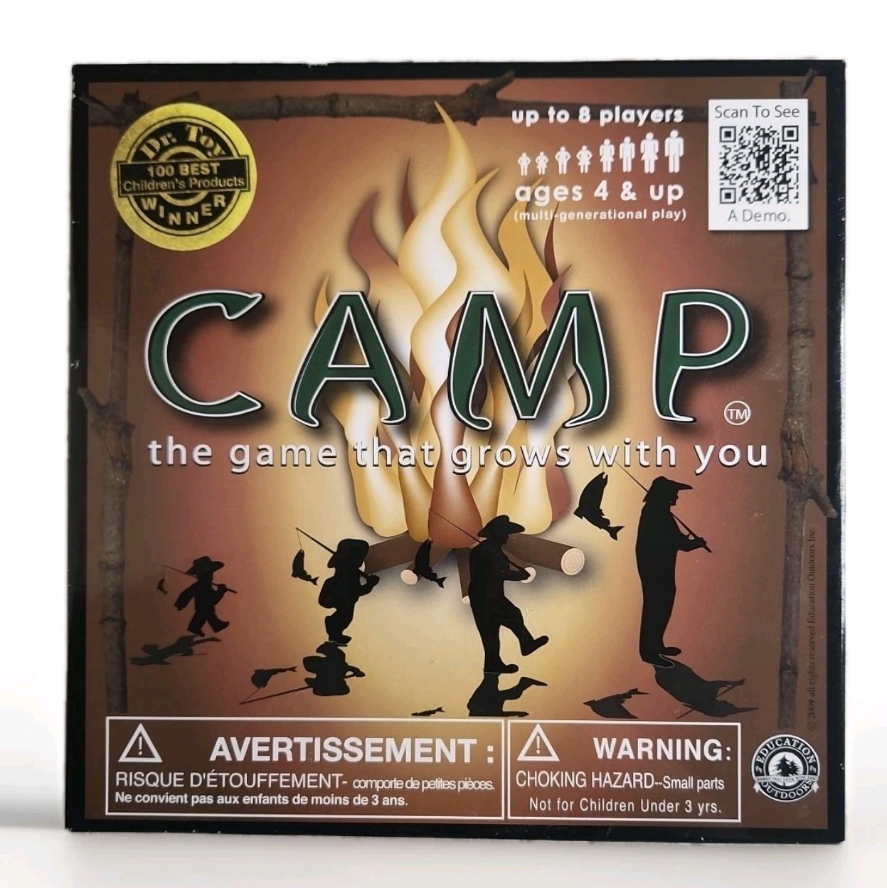 Official Education Outdoors Brand Camp The Game That Grows With You 4 And Up