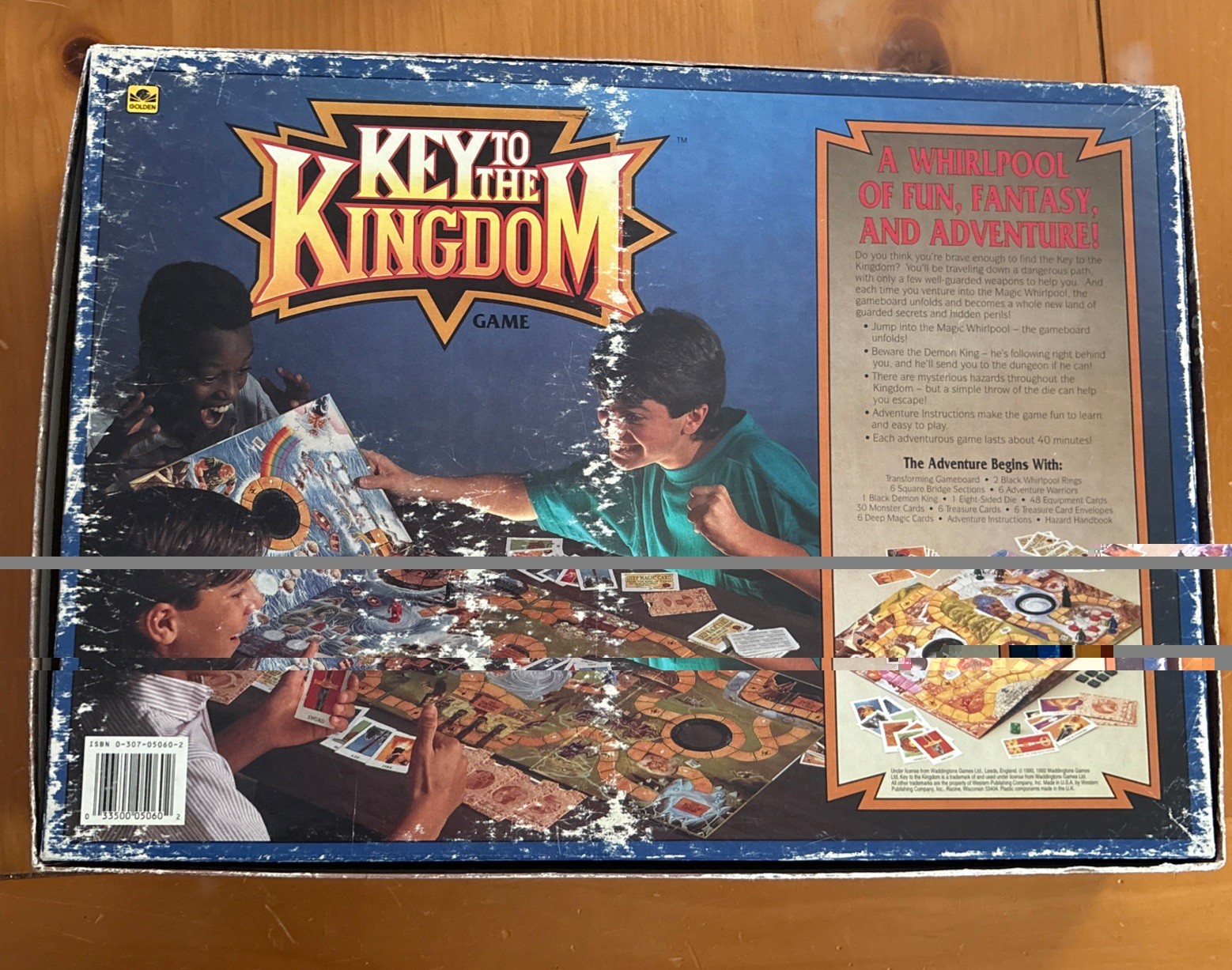 Vintage 1992 Key To The Kingdom Fantasy Adventure Board Game Complete