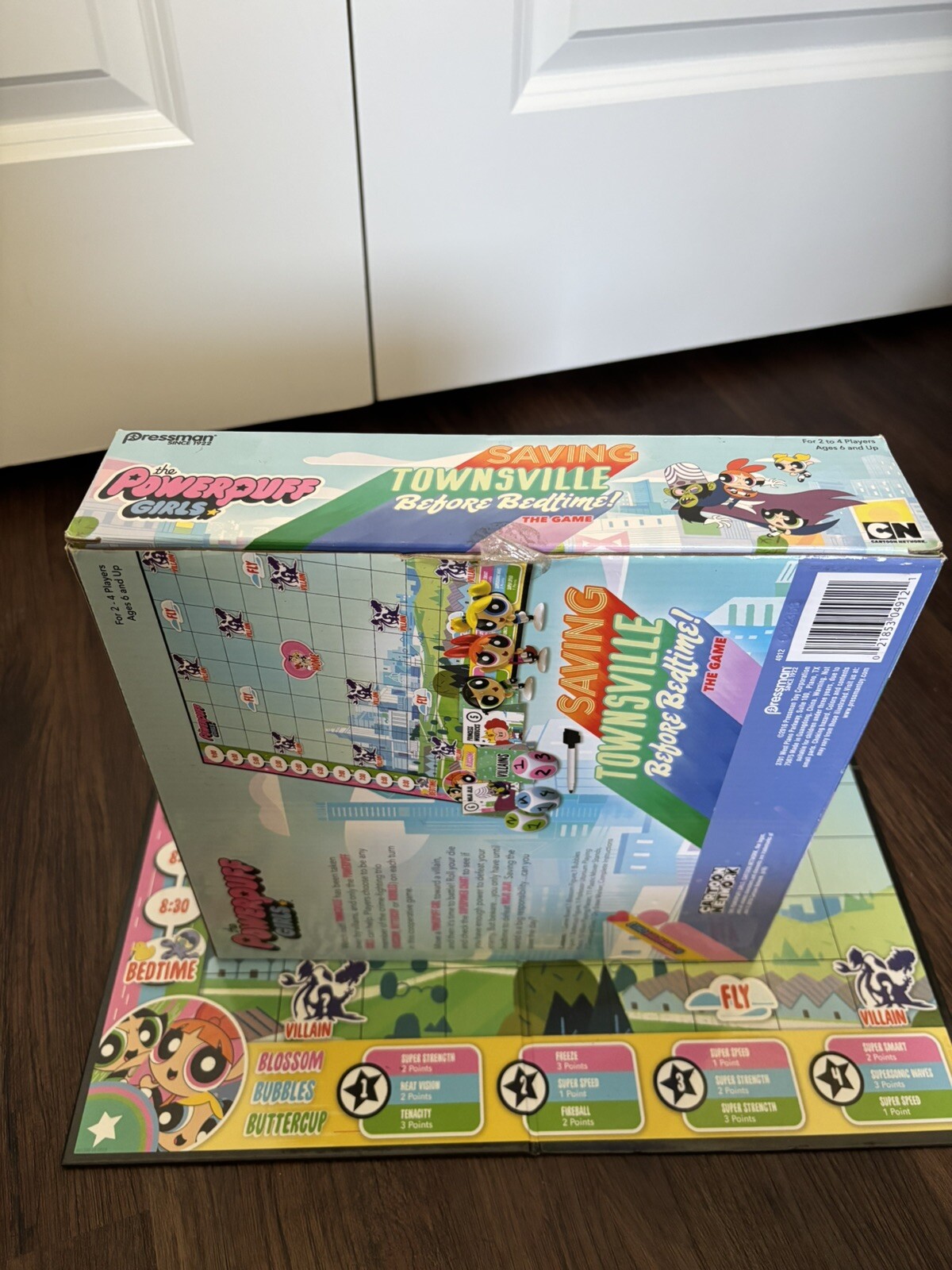 Powerpuff Girls Board Game Saving Townsville Before Bedtime Cartoon Network 2016