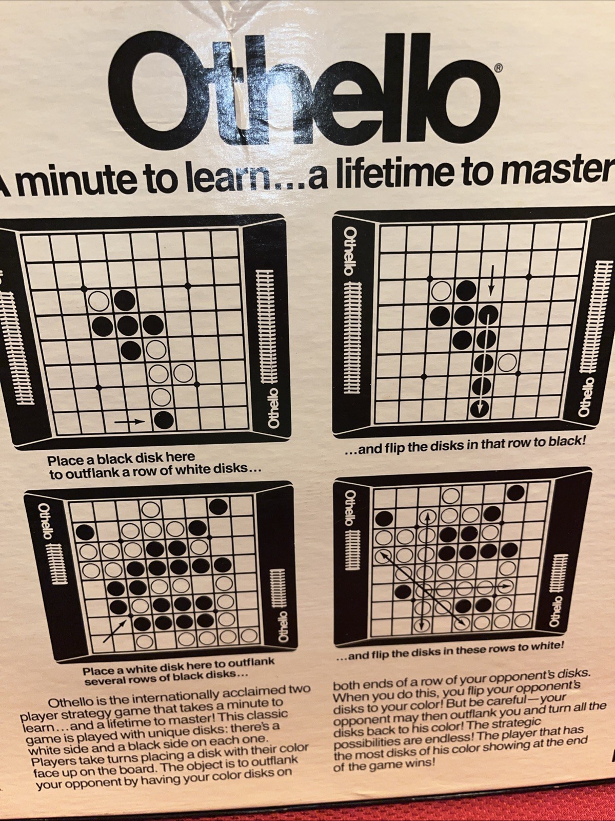 Vintage 1990 Othello game Complete
