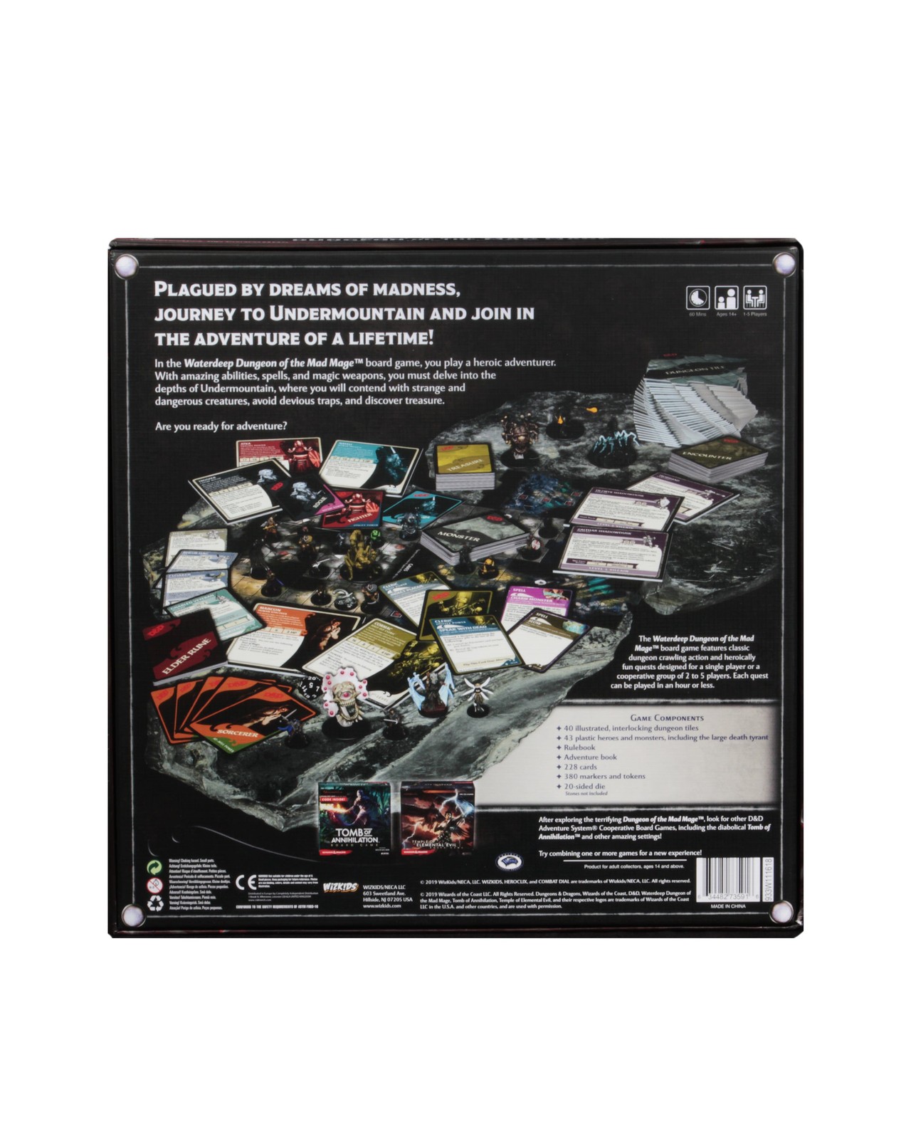 D&D Waterdeep: Dungeon of The Mad Mage Adventure System Board Game – Standard Ed