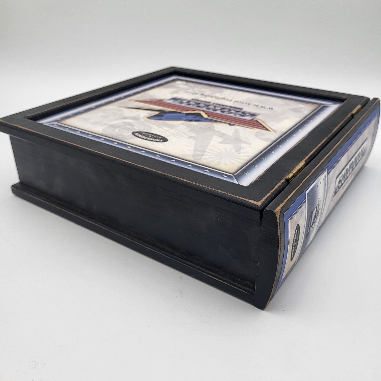 Sortie Bookshelf Edition WWII Aerial Dogfighting Game Front Porch Wooden Case