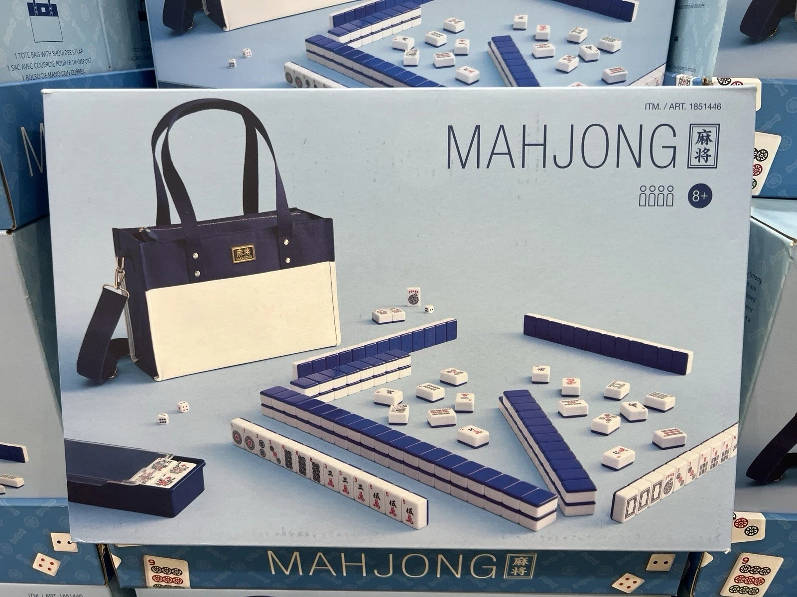 Winning Solution American Mahjong Set With Carrier Tote Bag with Shoulder Strap