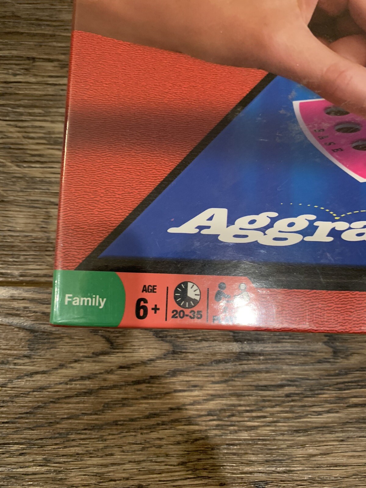 New Original Aggravation Marble Race Board Game Artwork Sealed