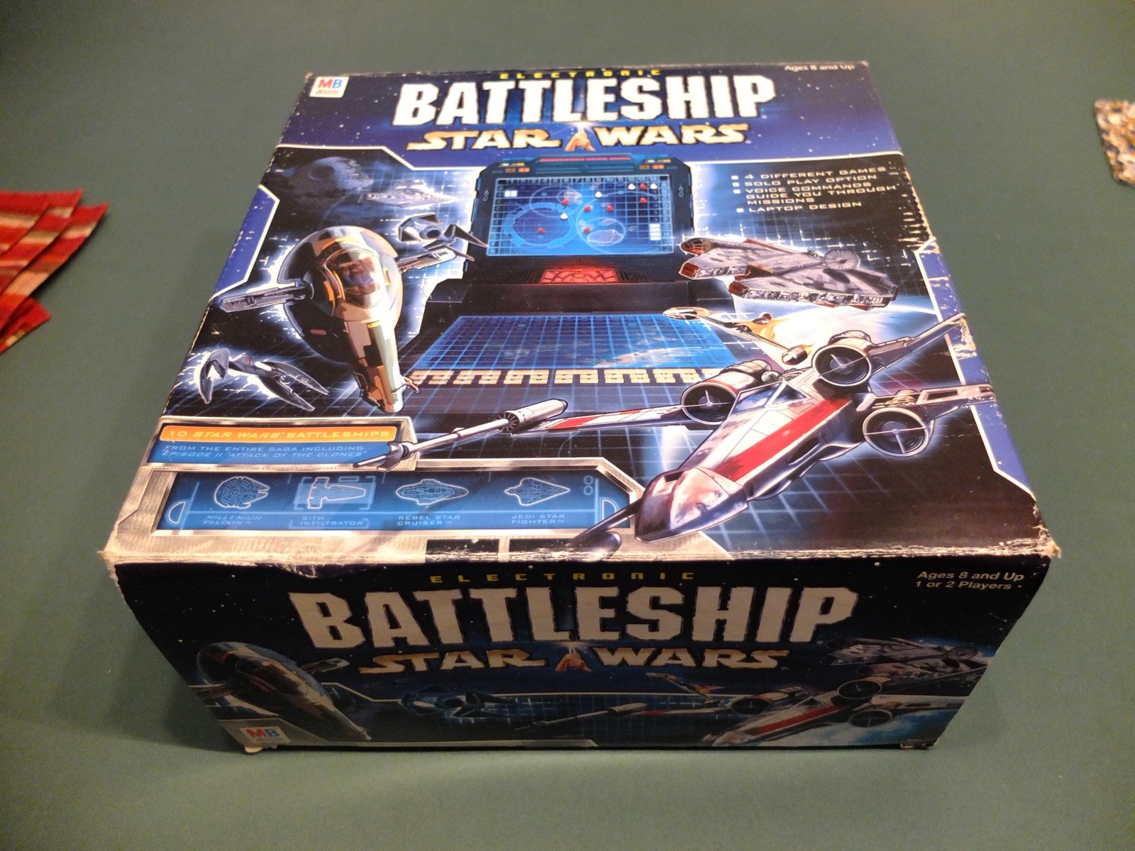 2002 STAR WARS ELECTRONIC BATTLESHIP MILTON BRADLEY BOARD GAME IN ORIGINAL BOX
