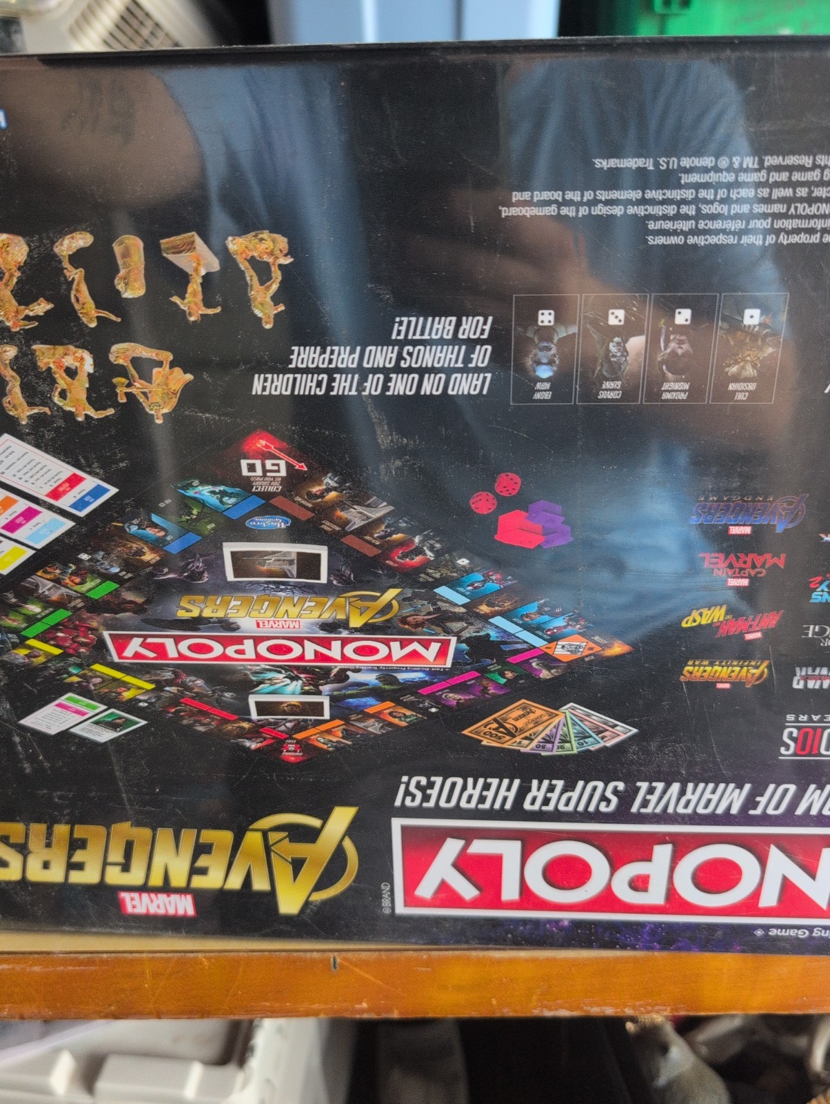 Monopoly Marvel Avengers Edition Hasbro Board Game Gold Complete Marvel Hero’s