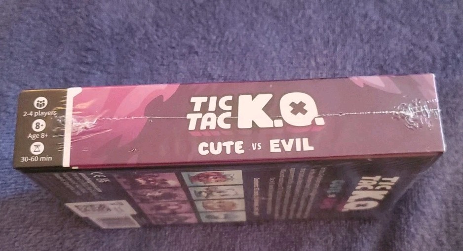 Tic Tac KO Cute vs Evil Card Game 8+ K.O. 2-4 Players Unstable Games ☆New Sealed