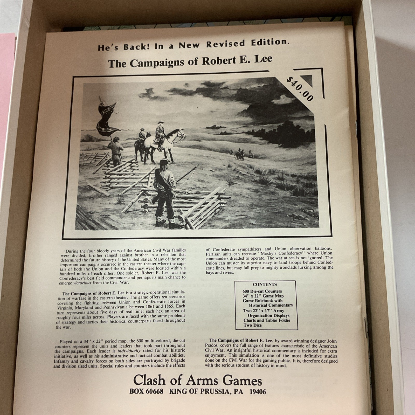 Chancellorsville Clash of Arms Games Pinnacle of Victory May 1863 Unpunched