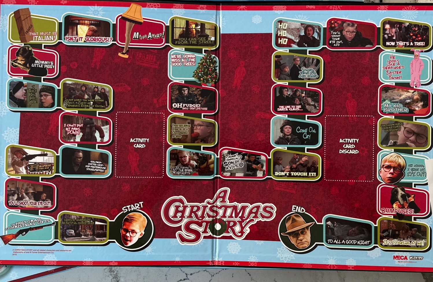 NECA Wizkids A Christmas Story The Party Game Board Game