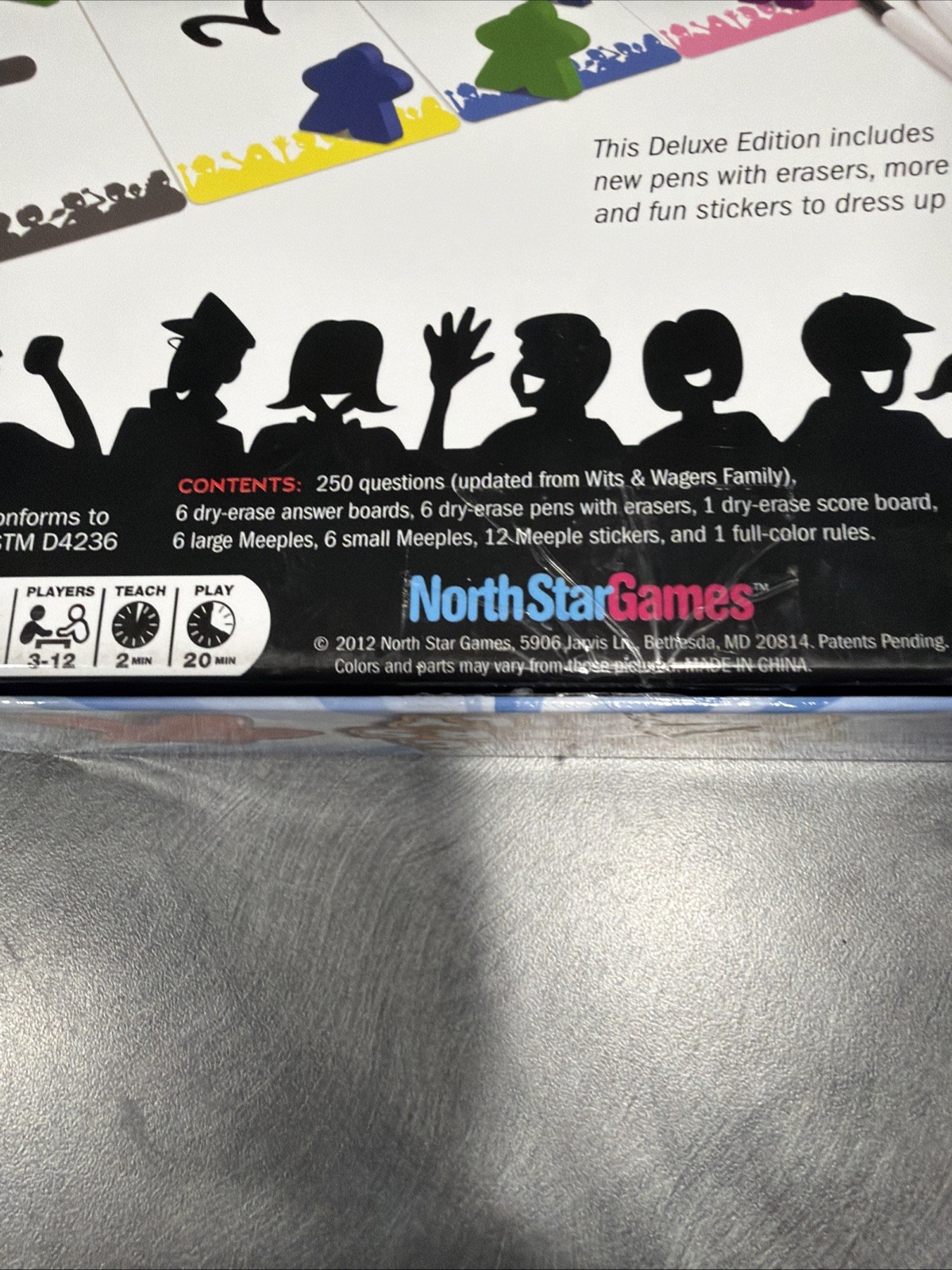 Wits & Wagers Family Deluxe Edition Award Winning Party Game By North Star 2012