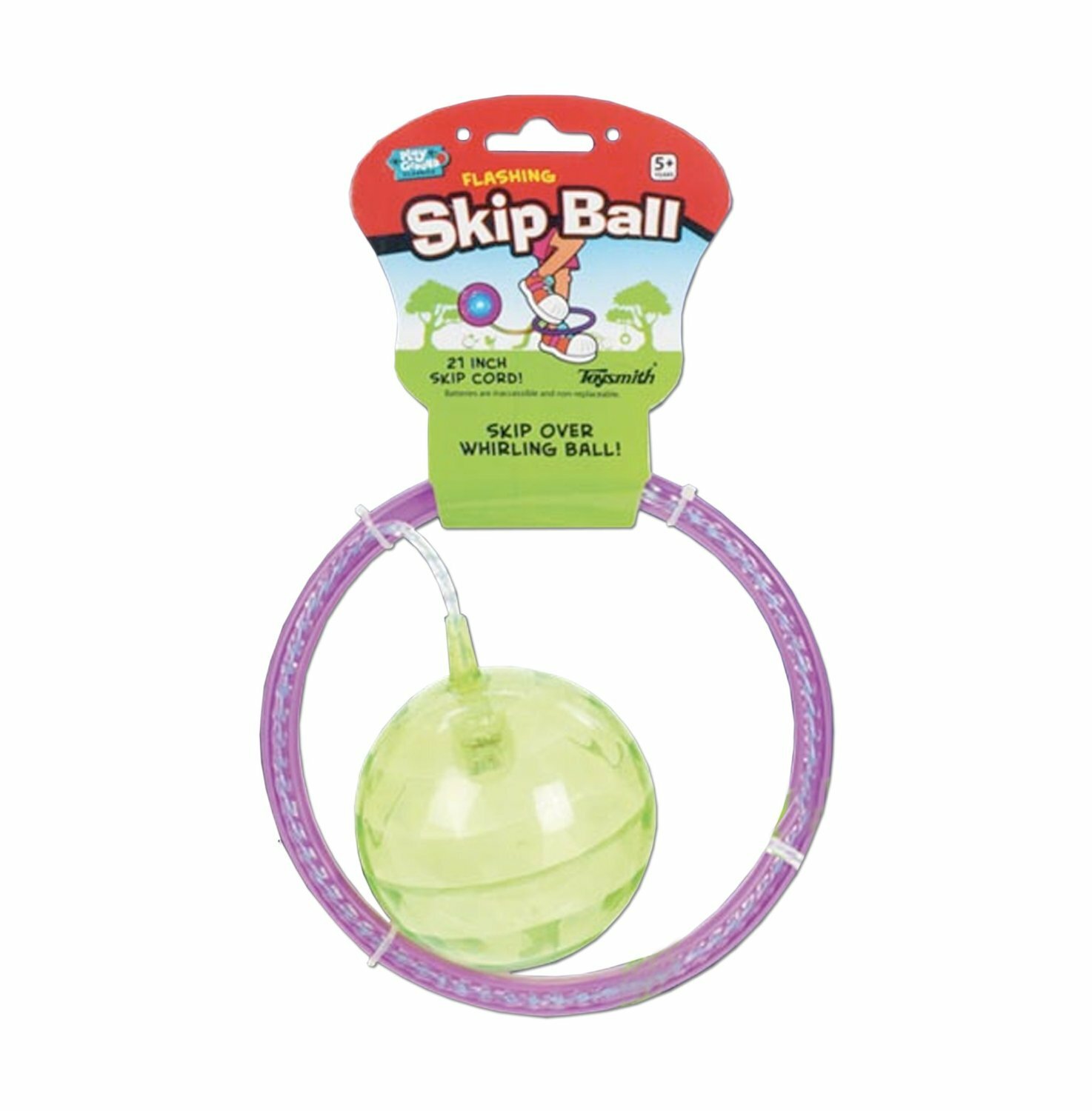 Toysmith 21 inch Light Up Skip Ball (Colors May Vary) Multi-Colored