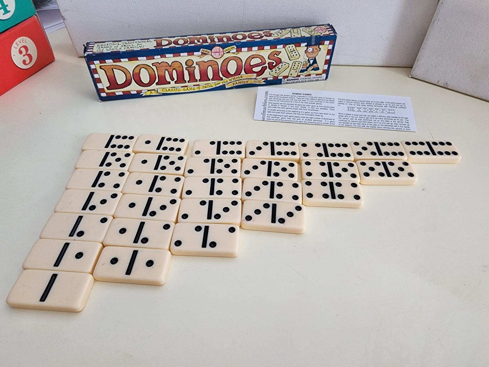 House Of Marbles Dominoes Set of 28 Double Six Standard Set