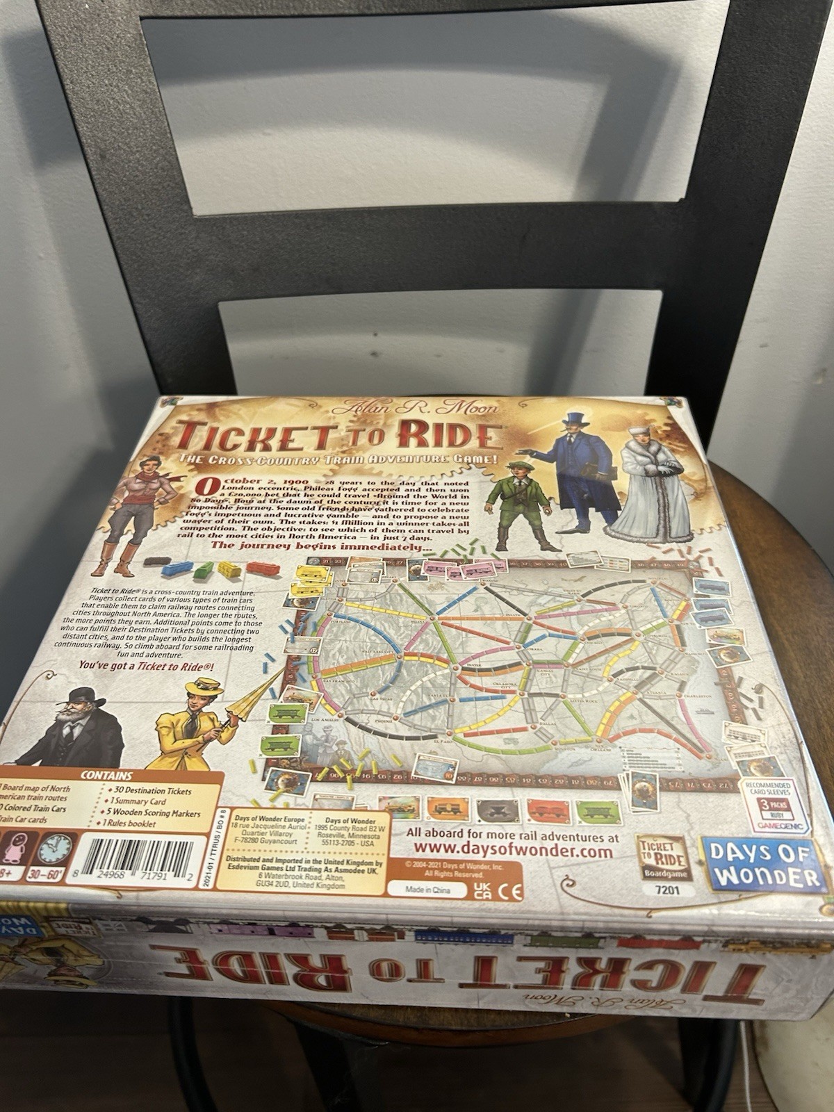 NEW Ticket to Ride Board Game – Days of Wonder – Family Game Night – Sealed
