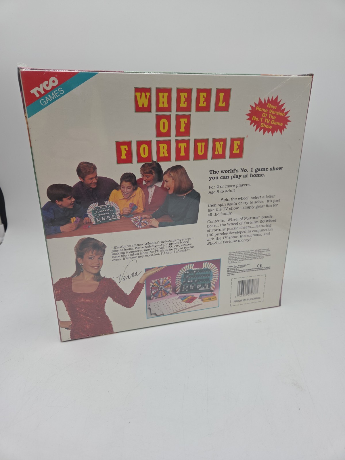 VTG 90s Wheel Of Fortune Board Game 2nd Edition Factory Sealed Tyco 1992 NIB