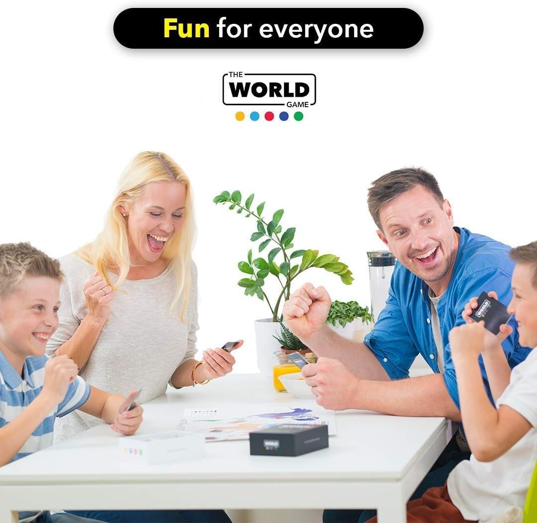 Geography Card Game for Kids and Adults – Fun Learning Gift for Ages 8-12