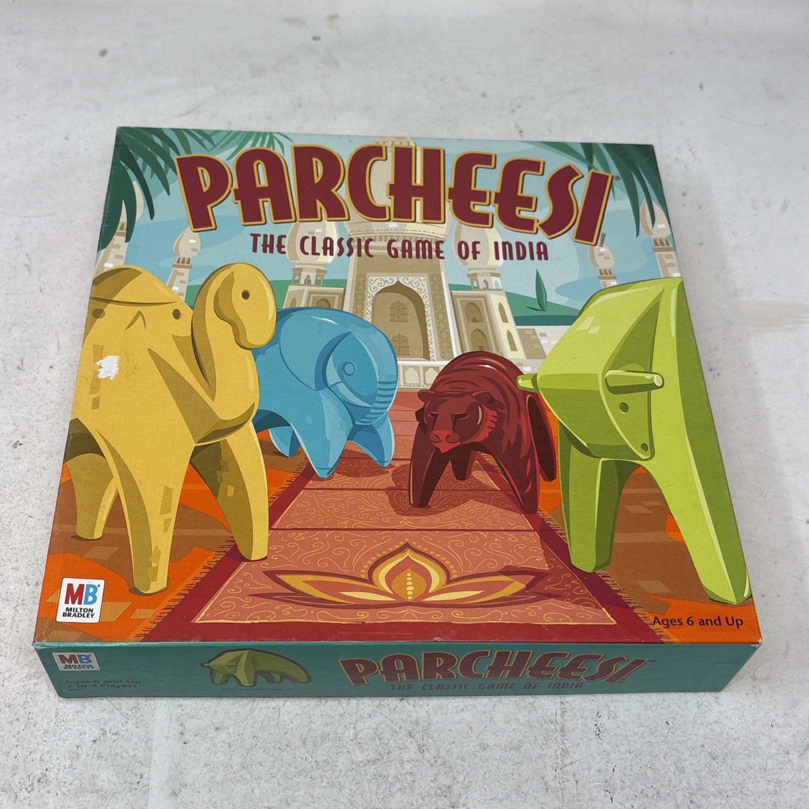 Parcheesi The Classic Game Of India Board Game 2001 Milton Bradley