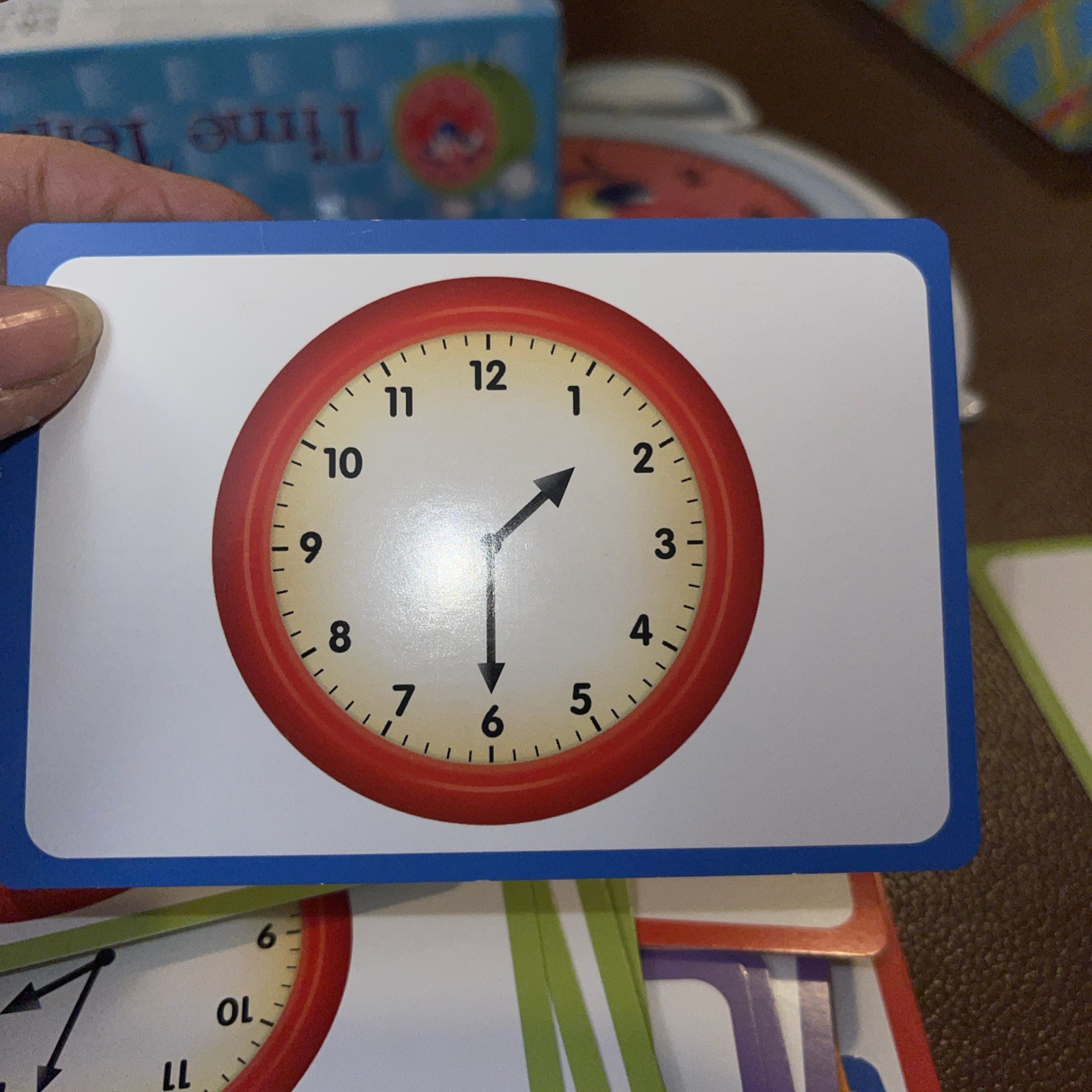 eeBoo Time Telling Game – Colorful Educational Board Game