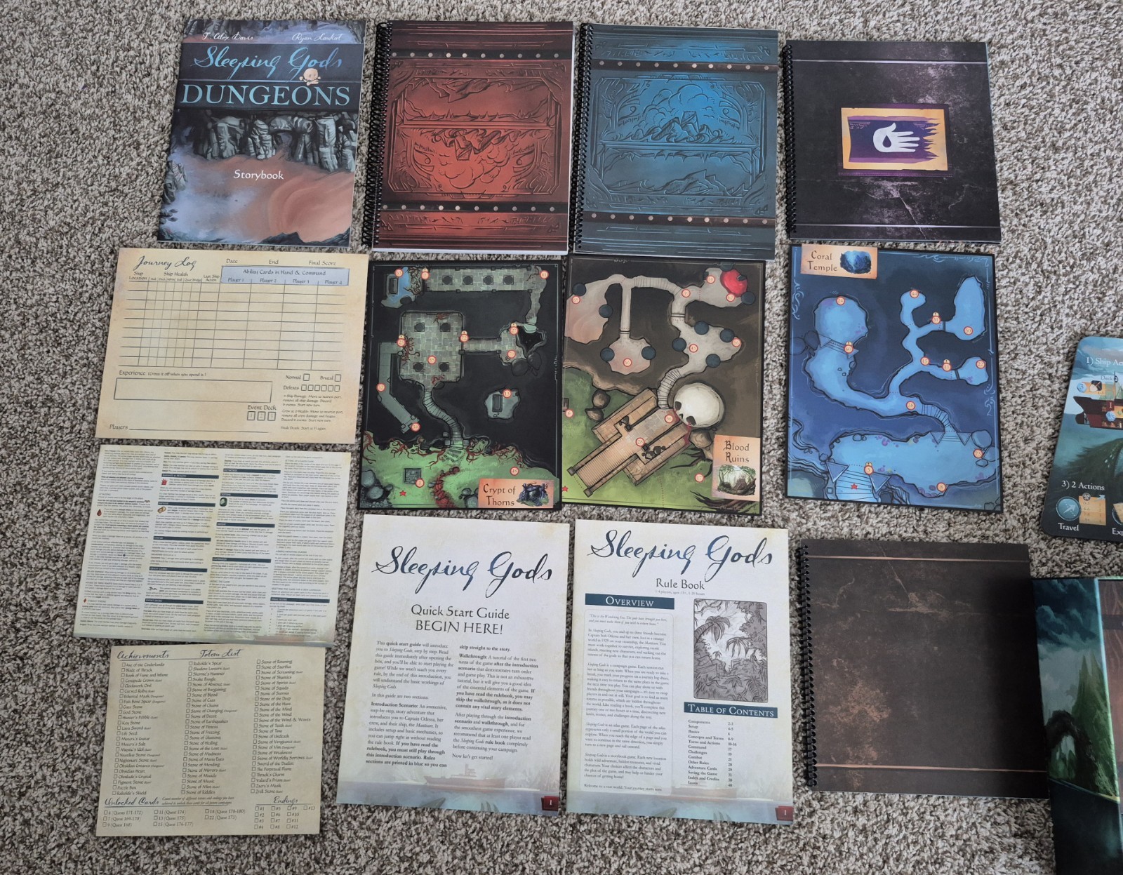 Red Raven Board Games Sleeping Gods (Kickstarter Ed) Box