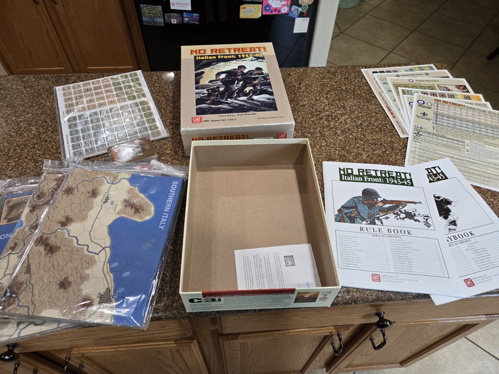 No Retreat Italian Front: 1943-45 GMT Games 1503 Unpunched
