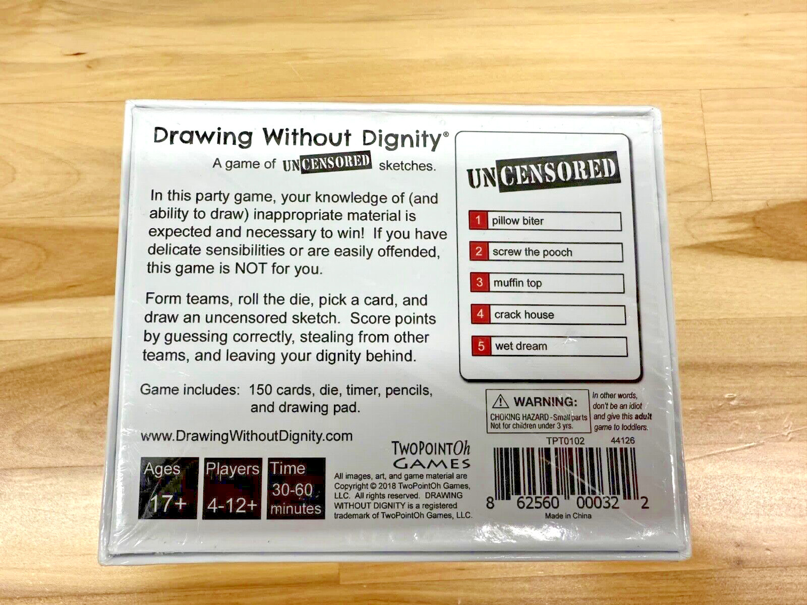 Drawing Without Dignity a Game of Uncensored Sketches Adult 17+ NEW!