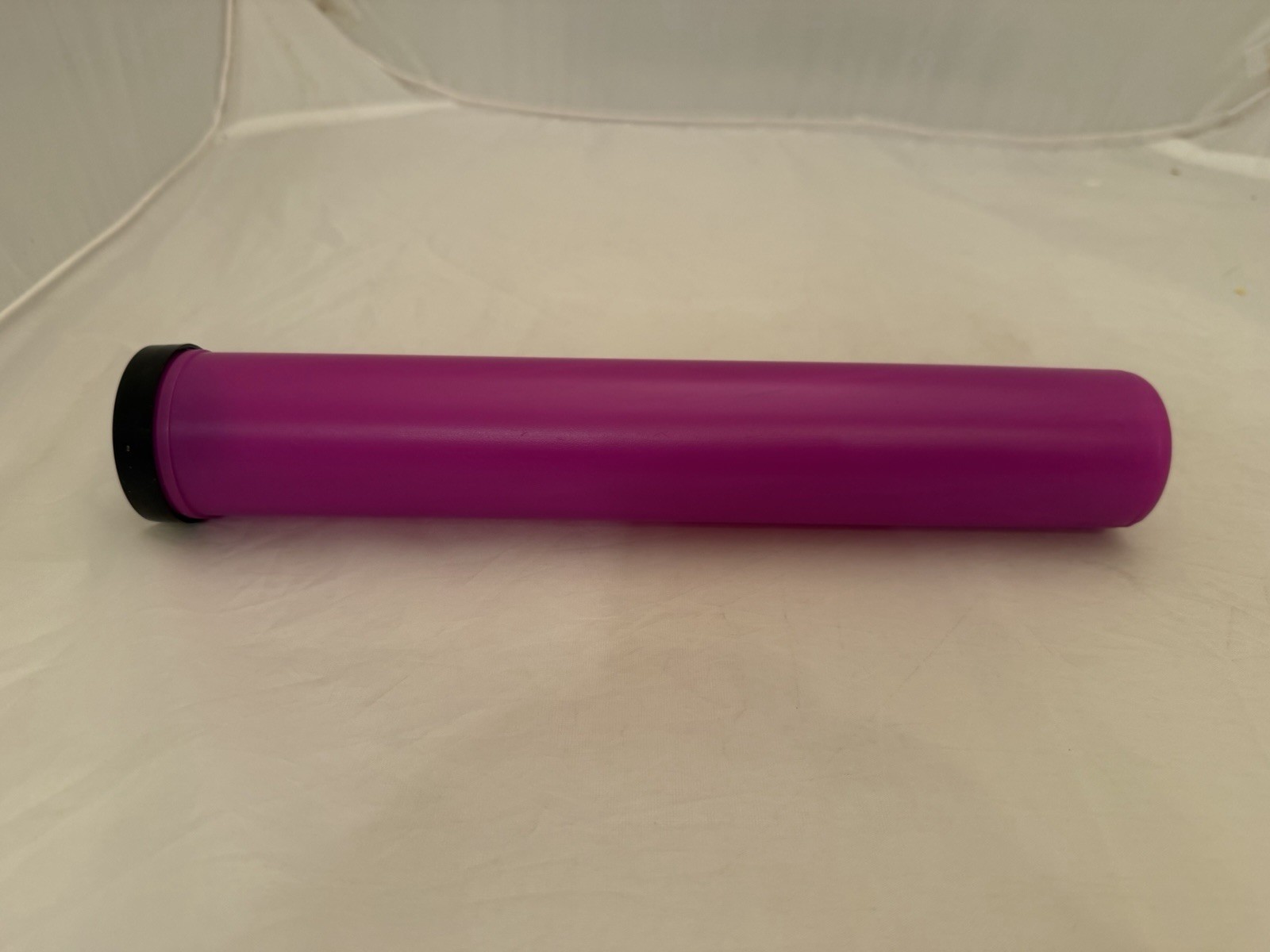 Vintage 12” Pink Pog Tube with Screw on Lid Holds Approx 200 Pogs Pink New
