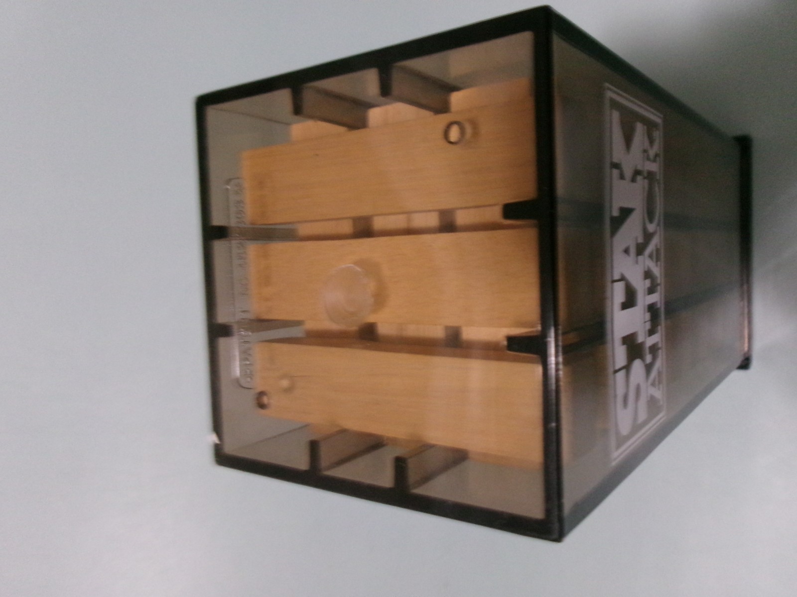STAK ATTACK by Talicor Block Stacking Game w/ Case & Box Complete Vintage 1989