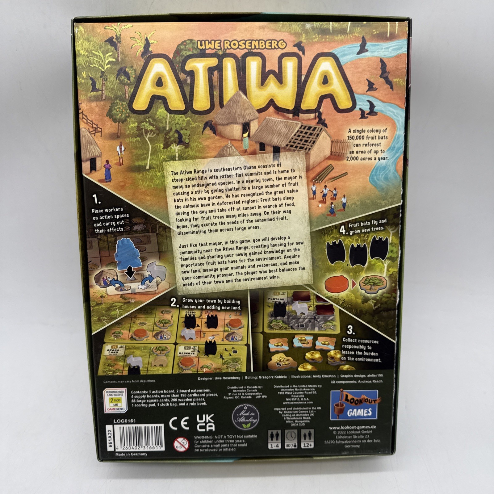 UWE ROSENBERG – ATIWA – ADVANCED LEVEL Board Game Lookout Games