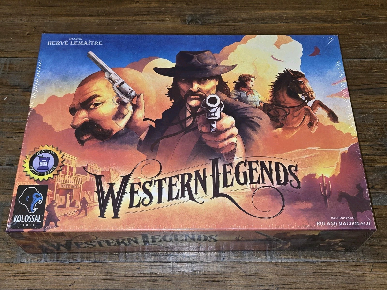 New & Sealed! Western Legends Board Game : English 2020 Kolossal Games – NIB!