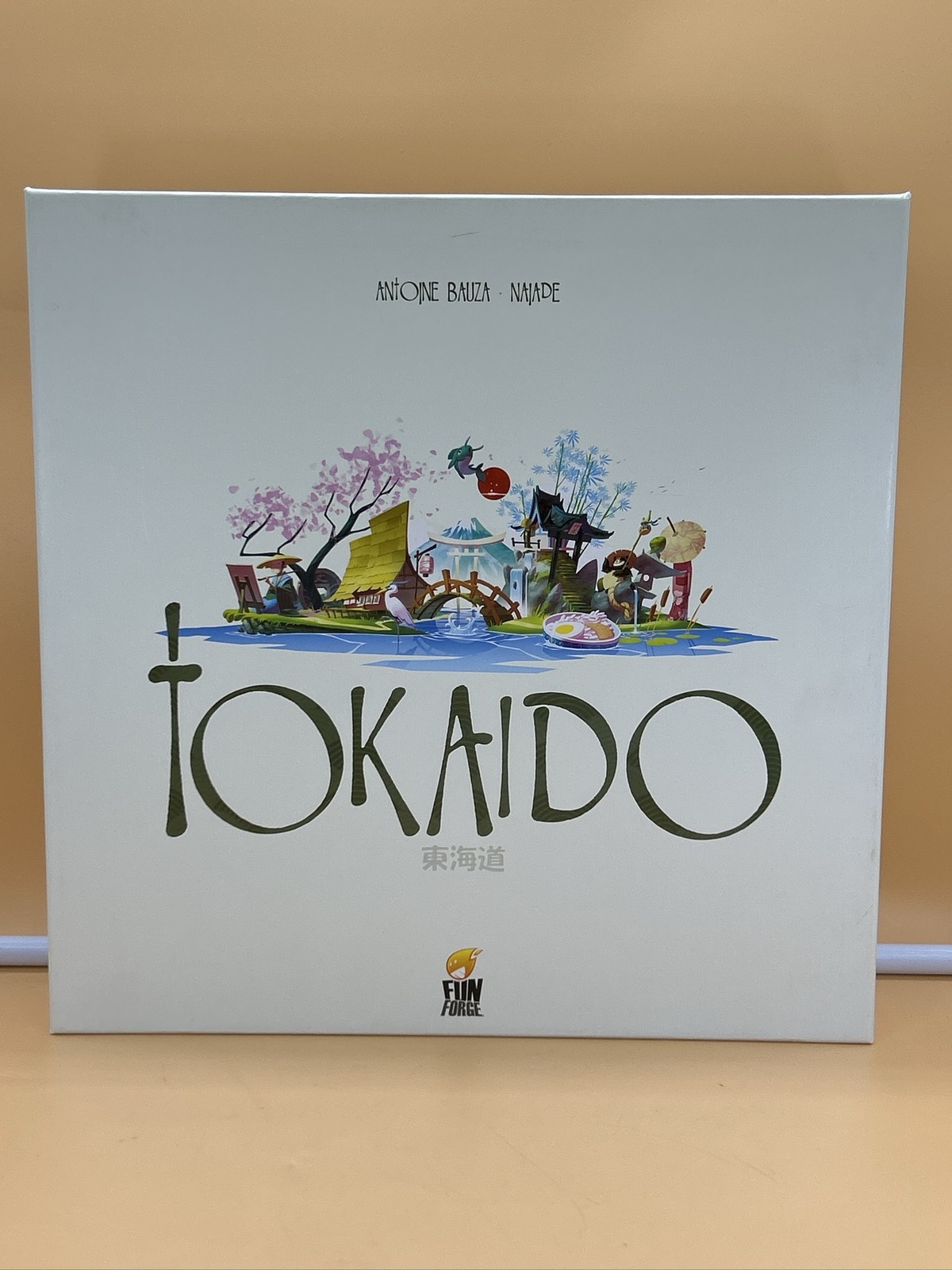 Tokaido Board Game Fun Forge Antoine Bauza Japanese Strategy. COMPLETE. All pcs.