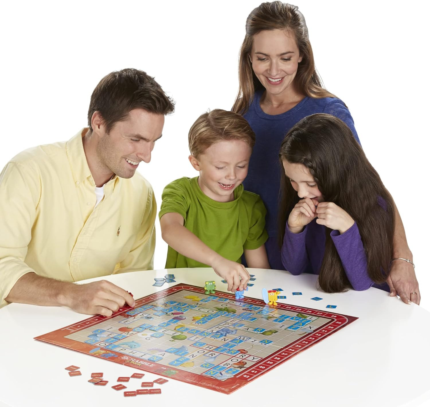 Hasbro Gaming Scrabble Junior Board Game | 2-4 Players | Family Educational Word