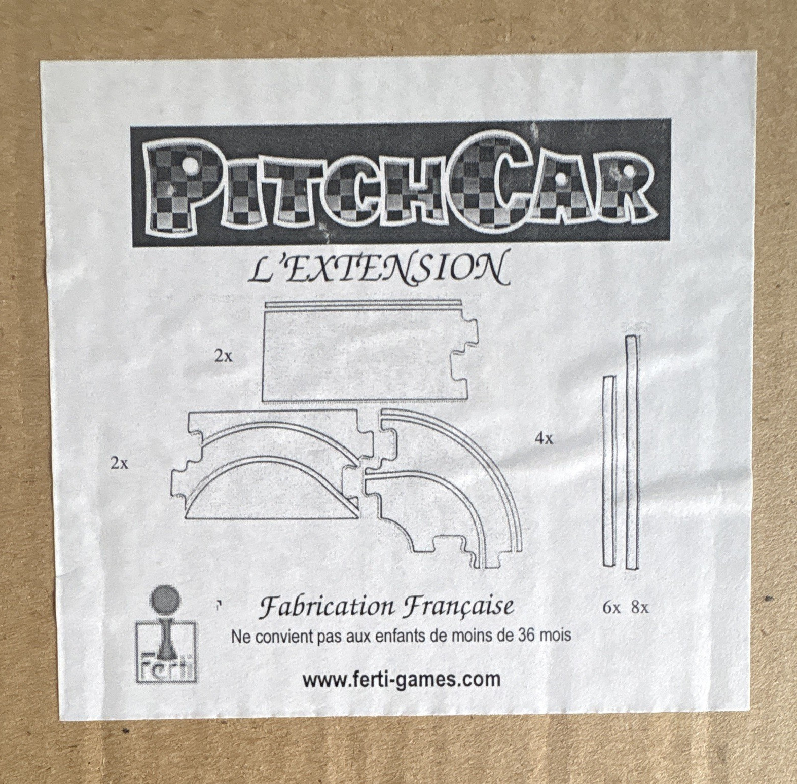 Ferti PitchCar L’Extension Racing Board Game Expansion 2+ Players Age 3+ 2002