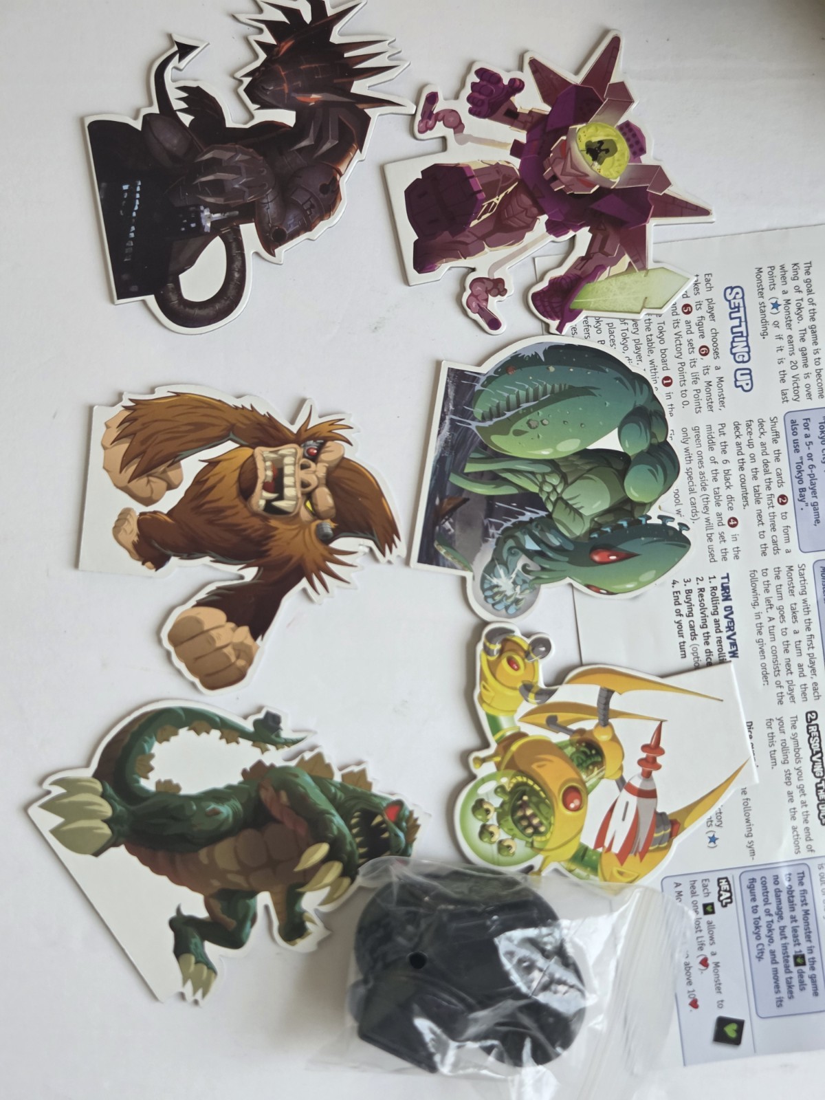 King of Tokyo Edition Board Game by Iello Complete