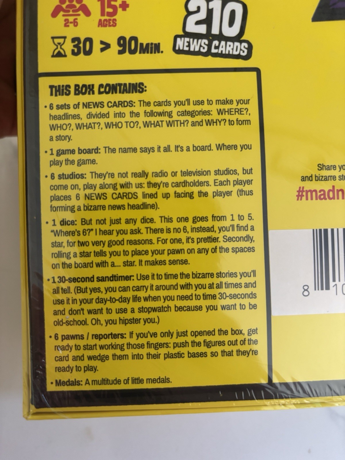 Creative Live Games Presents “good News Is MAD NEWS” Brand New In Box Wrapped