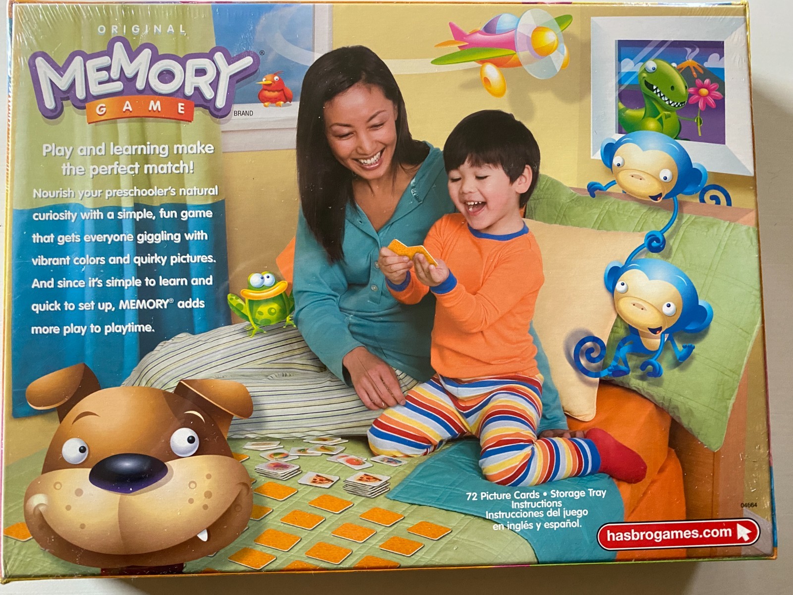 Original Memory Game Milton Bradley 2007 Preschool Sealed